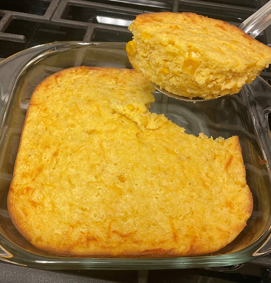 Marie Callender’s Creamy Cheesy Corn Bread Casserole