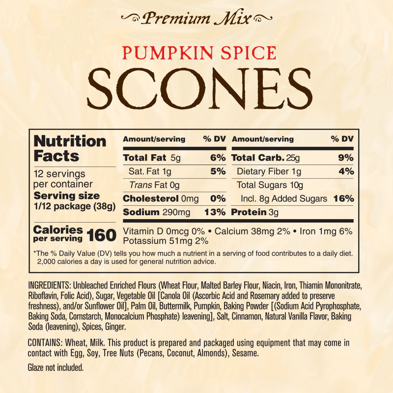 Pumpkin Spice Scone Mix